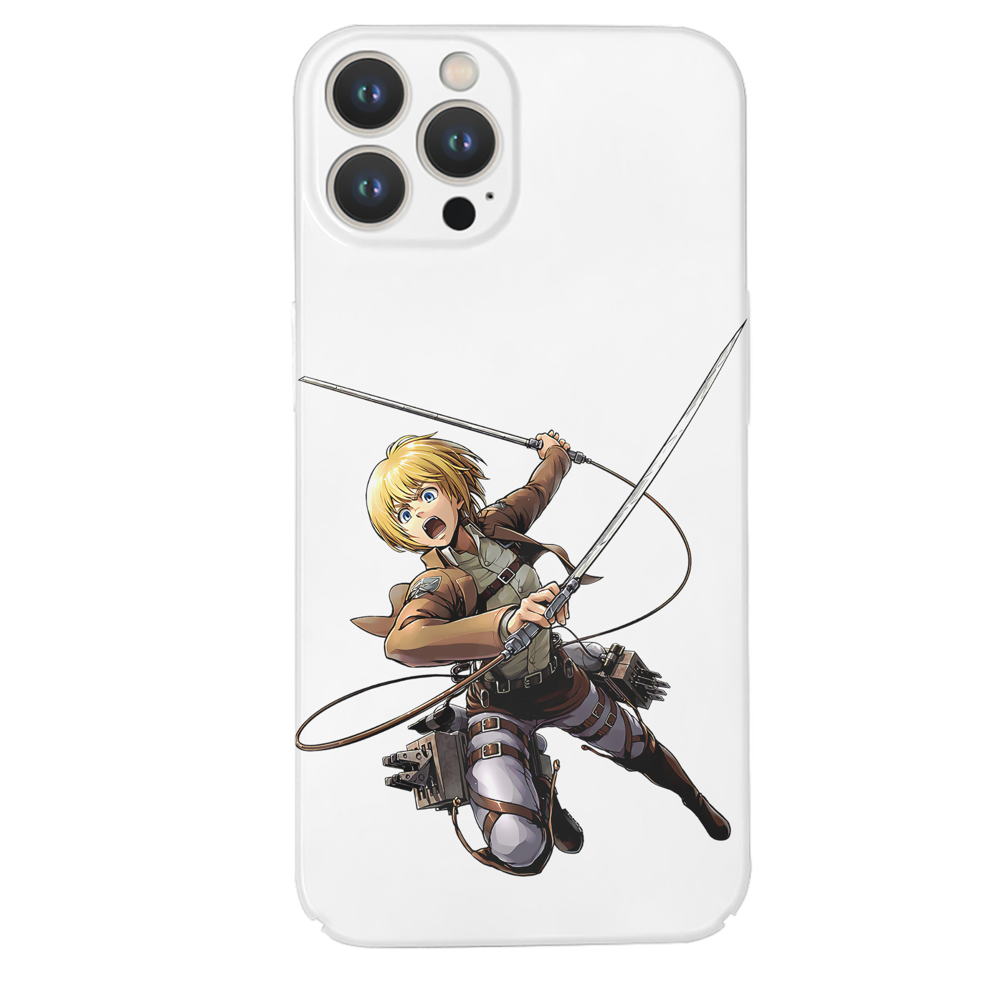 （画像用） 進撃の巨人 アルミン·アルレルト Attack on Titan Armin Arlert 【iPhone 14シリーズ対応】ハードケース